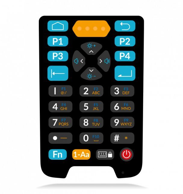 Newland N7 Cachalot Pro II computer palmare 10,2 cm (4") 480 x 800 Pixel Touch screen 360 g Nero [N7-PRO-W4-E2]