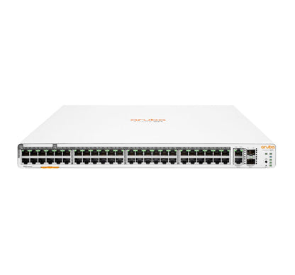 HPE Aruba Networking Aruba Instant On 1960 48G 40p Class4 8p Class6 PoE 2XGT 2SFP+ 600W Gestito L2+ Gigabit Ethernet (10/100/1000) Supporto Power over Ethernet (PoE) 1U Bianco [JL809A#ABB]
