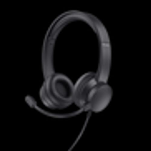 Trust HS-201 Auricolare Cablato A Padiglione Ufficio USB tipo A Nero [25373]
