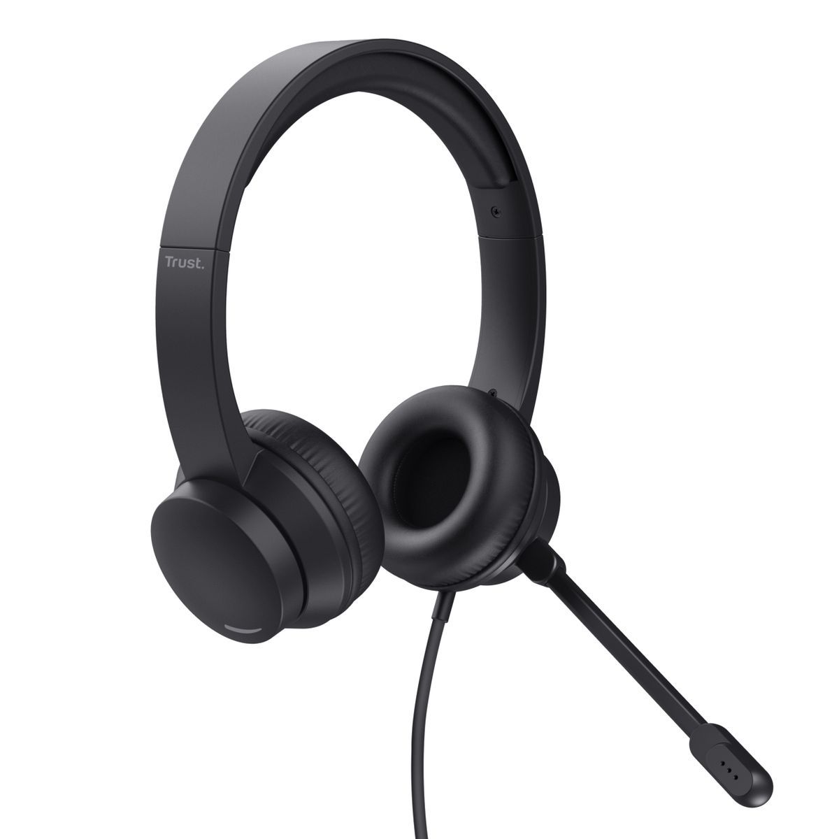 Trust HS-201 Auricolare Cablato A Padiglione Ufficio USB tipo A Nero [25373]