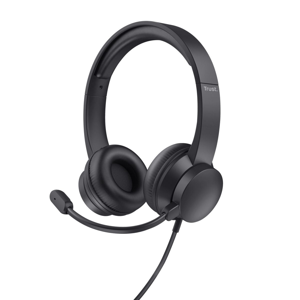 Trust HS-201 Auricolare Cablato A Padiglione Ufficio USB tipo A Nero [25373]