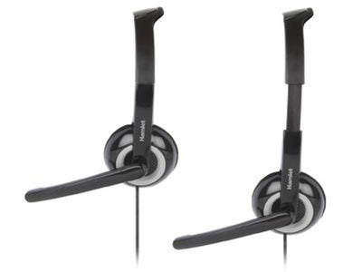 Hamlet Smart Headset cuffia per computer con microfono regolabile connesione jack 3.5mm [HHEADMJK]