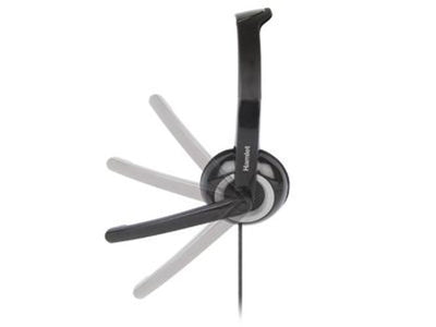 Hamlet Smart Headset cuffia per computer con microfono regolabile connesione jack 3.5mm [HHEADMJK]