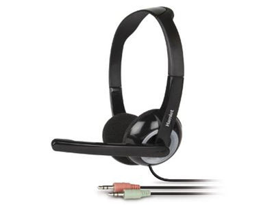Hamlet Smart Headset cuffia per computer con microfono regolabile connesione jack 3.5mm [HHEADMJK]