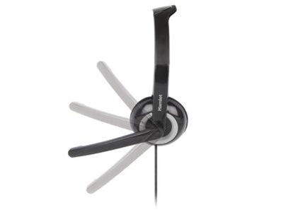 Hamlet Smart Headset cuffia per computer con microfono regolabile connesione jack 3.5mm [HHEADMJK]