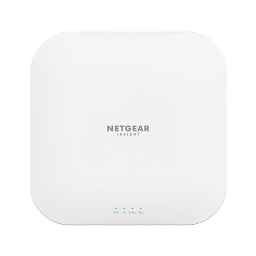 NETGEAR Insight Cloud Managed WiFi 6 AX3600 Dual Band Access Point (WAX620) 3600 Mbit/s Bianco Supporto Power over Ethernet (PoE) [WAX620-100EUS]