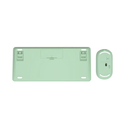 Trust Lyra tastiera Mouse incluso Universale RF senza fili + Bluetooth QWERTY Italiano Verde [24943]