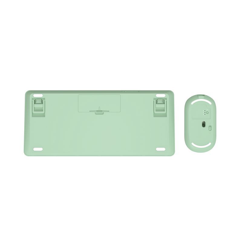 Trust Lyra tastiera Mouse incluso Universale RF senza fili + Bluetooth QWERTY Italiano Verde [24943]