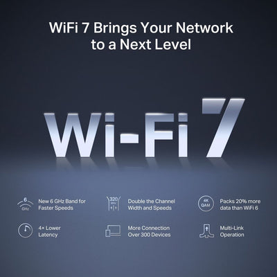 Mercusys MR47BE router wireless 2.5 Gigabit Ethernet Tri-band (2,4 GHz/5 GHz/6 GHz) Nero [MR47BE]