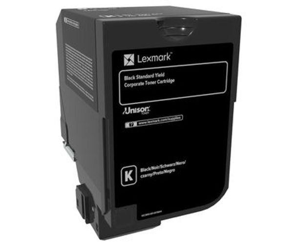 Lexmark 74C2SKE cartuccia toner 1 pz Originale Nero [74C2SKE]