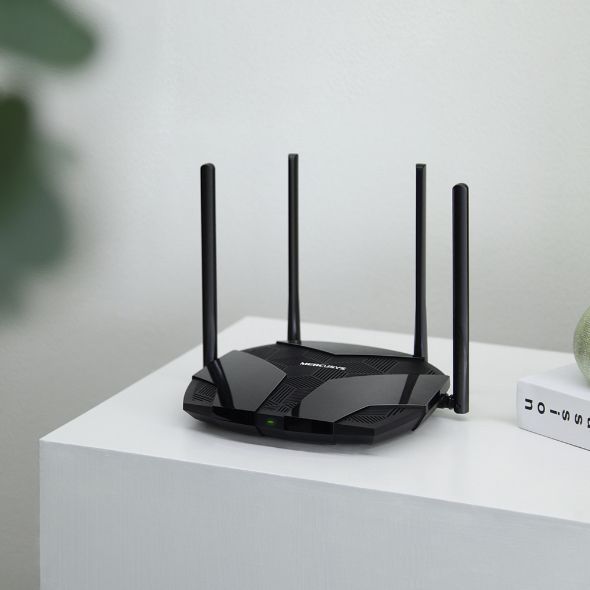Mercusys MR80X router wireless Gigabit Ethernet Dual-band (2.4 GHz/5 GHz) Nero [MR80X]