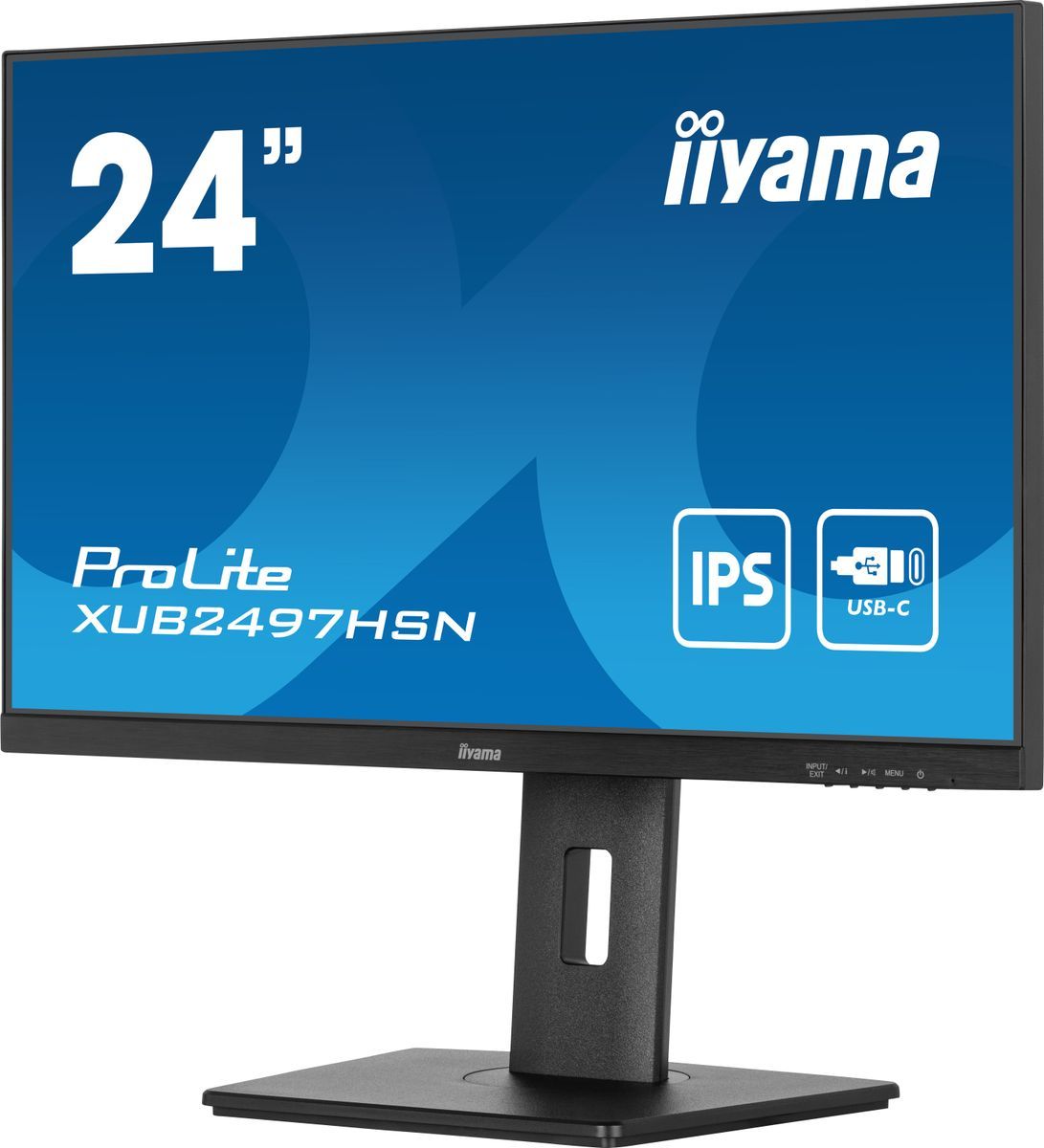 iiyama ProLite XUB2497HSN-B1 LED display 61 cm (24") 1920 x 1080 Pixel Full HD Nero [XUB2497HSN-B1]