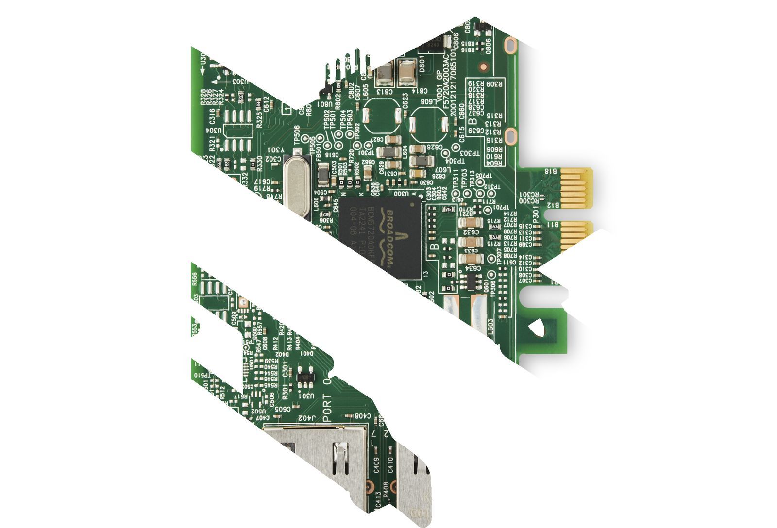 HP Broadcom 5720 1GbE RJ45 PCIe Ethernet Network Adapter [9Z7P1AA]
