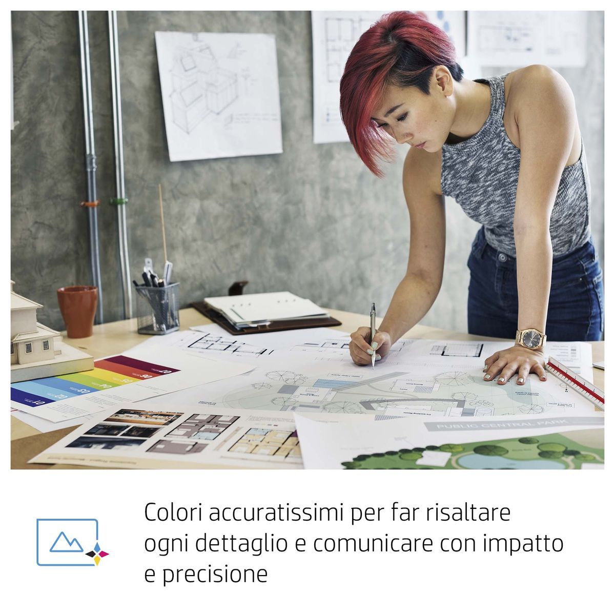 HP Cartuccia inchiostro magenta DesignJet 728, 300 ml [F9K16A]