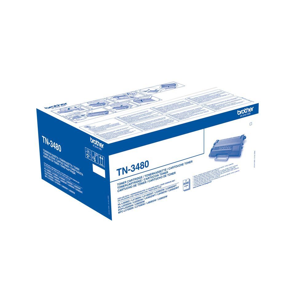 Brother TN-3480 cartuccia toner 1 pz Originale Nero [TN3480]