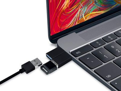 Hamlet XADTC-U2A-MF adattatore per inversione del genere dei cavi USB Type-C USB Type-A Nero [XADTC-U2A-MF]