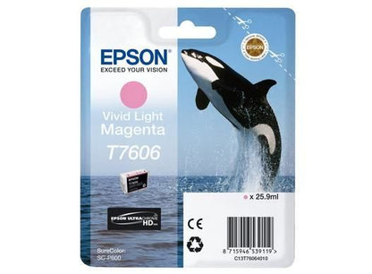 Epson C13T76064N10 cartuccia d'inchiostro 1 pz Originale Magenta chiaro [C13T76064N10]