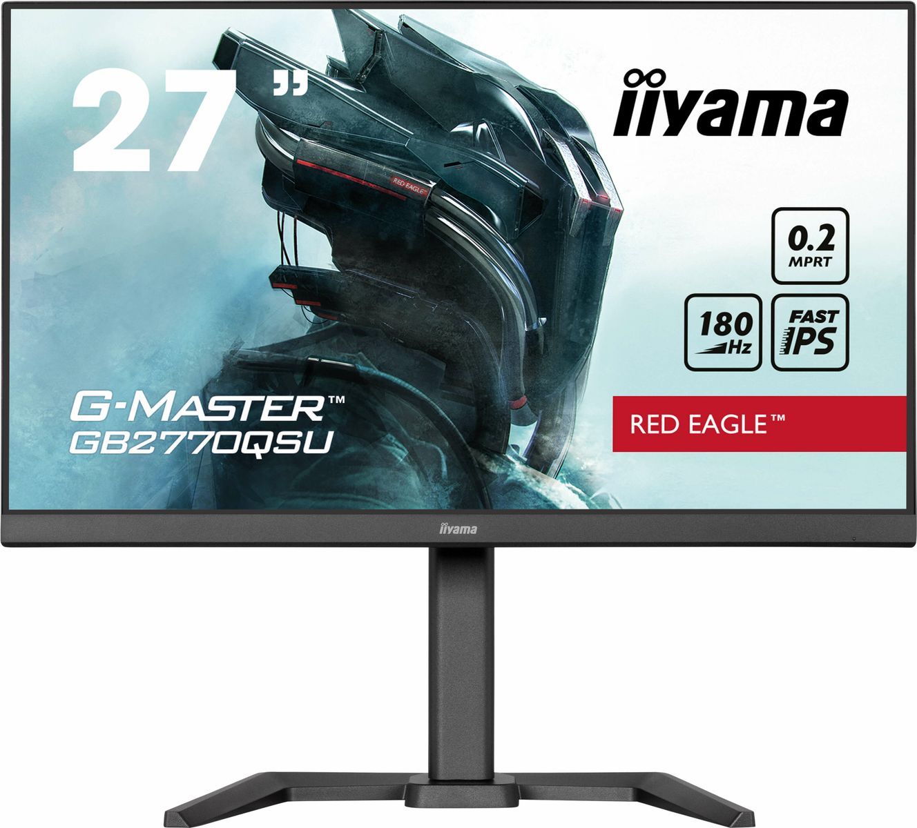 iiyama G-MASTER GB2770QSU-B6 Monitor PC 68,6 cm (27") 2560 x 1440 Pixel 2K Ultra HD LCD Nero [GB2770QSU-B6]