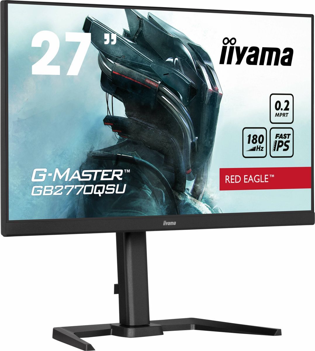 iiyama G-MASTER GB2770QSU-B6 Monitor PC 68,6 cm (27") 2560 x 1440 Pixel 2K Ultra HD LCD Nero [GB2770QSU-B6]