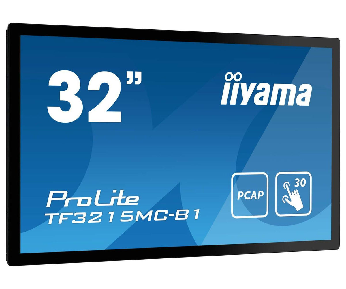 iiyama ProLite TF3215MC-B2 Monitor PC 80 cm (31.5") 1920 x 1080 Pixel Full HD LED Touch screen Chiosco Nero [TF3215MC-B2]
