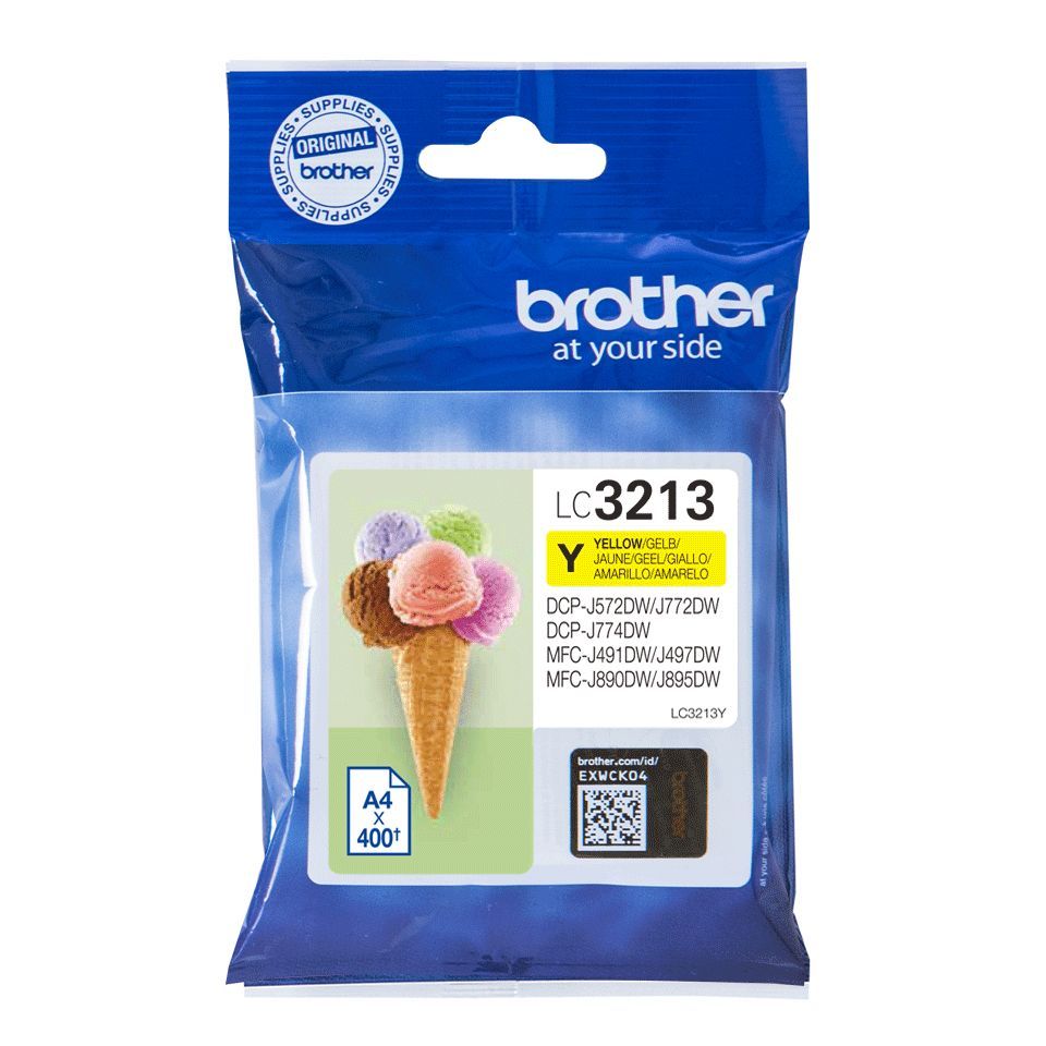 Brother LC3213Y cartuccia d'inchiostro 1 pz Originale Resa elevata (XL) Giallo [LC3213Y]