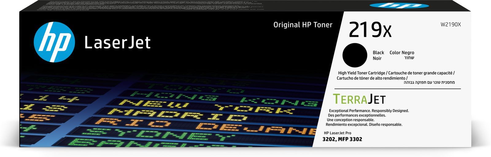 HP Cartuccia toner originale ad alta capacità LaserJet 219X nero [W2190X]