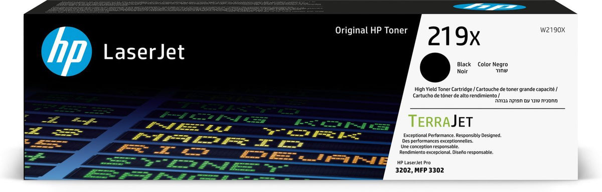 HP Cartuccia toner originale ad alta capacità LaserJet 219X nero [W2190X]