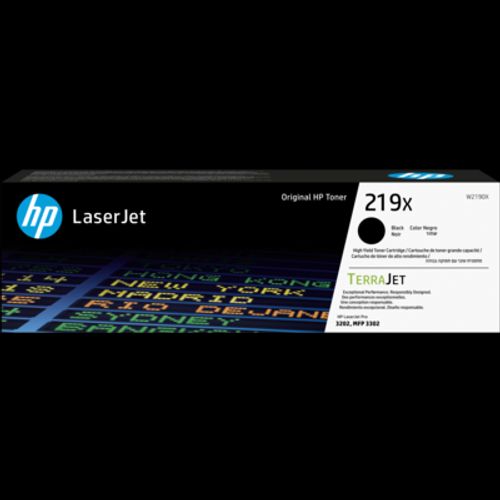 HP Cartuccia toner originale ad alta capacità LaserJet 219X nero [W2190X]