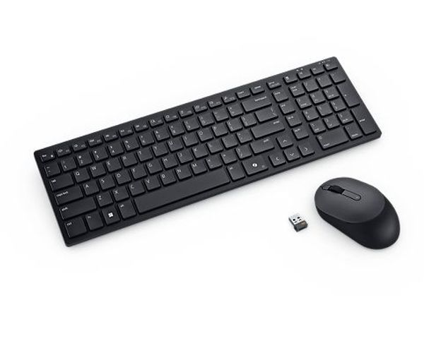 DELL KM555 tastiera Mouse incluso Universale RF senza fili + Bluetooth QWERTY Italiano Nero [KM555-BLK-ITA]