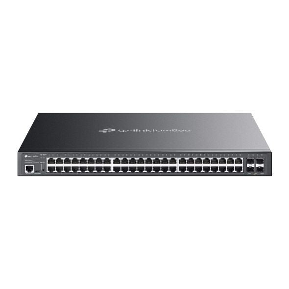 TP-Link Omada SG3452XMPP switch di rete Gestito L2+ Gigabit Ethernet (10/100/1000) Supporto Power over Ethernet (PoE) 1U Nero [SG3452XMPP]