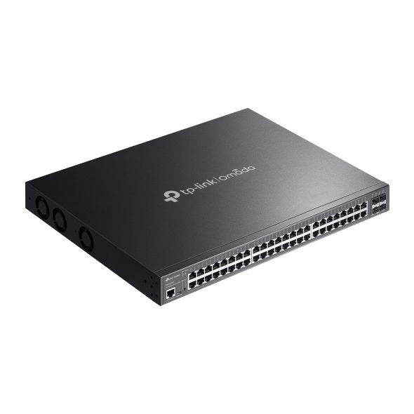 TP-Link Omada SG3452XMPP switch di rete Gestito L2+ Gigabit Ethernet (10/100/1000) Supporto Power over Ethernet (PoE) 1U Nero [SG3452XMPP]