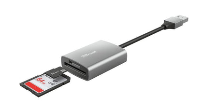 Trust Dalyx lettore di schede USB 3.2 Gen 1 (3.1 Gen 1) Alluminio [24135]