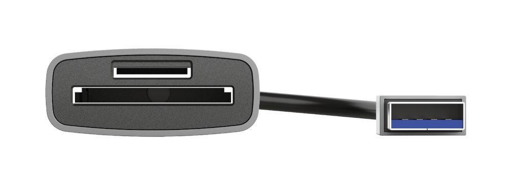 Trust Dalyx Lettore rapido di schede USB in alluminio - [24135]