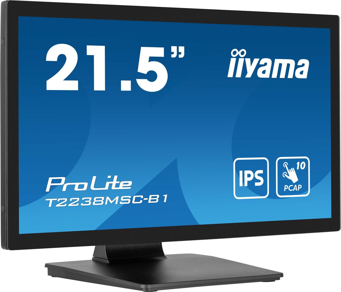 iiyama ProLite T2238MSC-B1 Monitor PC 54,6 cm (21.5") 1920 x 1080 Pixel Full HD LED Touch screen Nero [T2238MSC-B1]