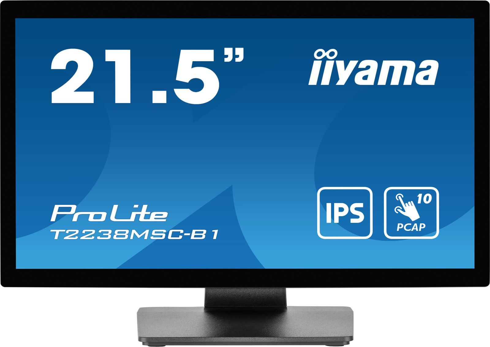 iiyama ProLite T2238MSC-B1 Monitor PC 54,6 cm (21.5") 1920 x 1080 Pixel Full HD LED Touch screen Nero [T2238MSC-B1]