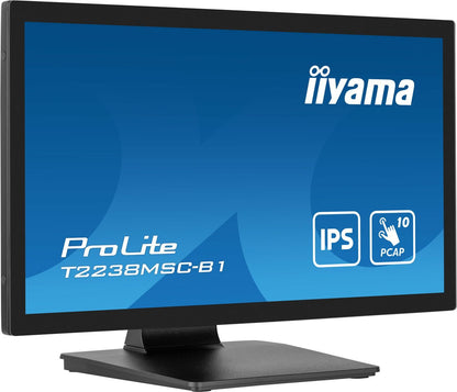 iiyama ProLite T2238MSC-B1 Monitor PC 54,6 cm (21.5") 1920 x 1080 Pixel Full HD LED Touch screen Nero [T2238MSC-B1]