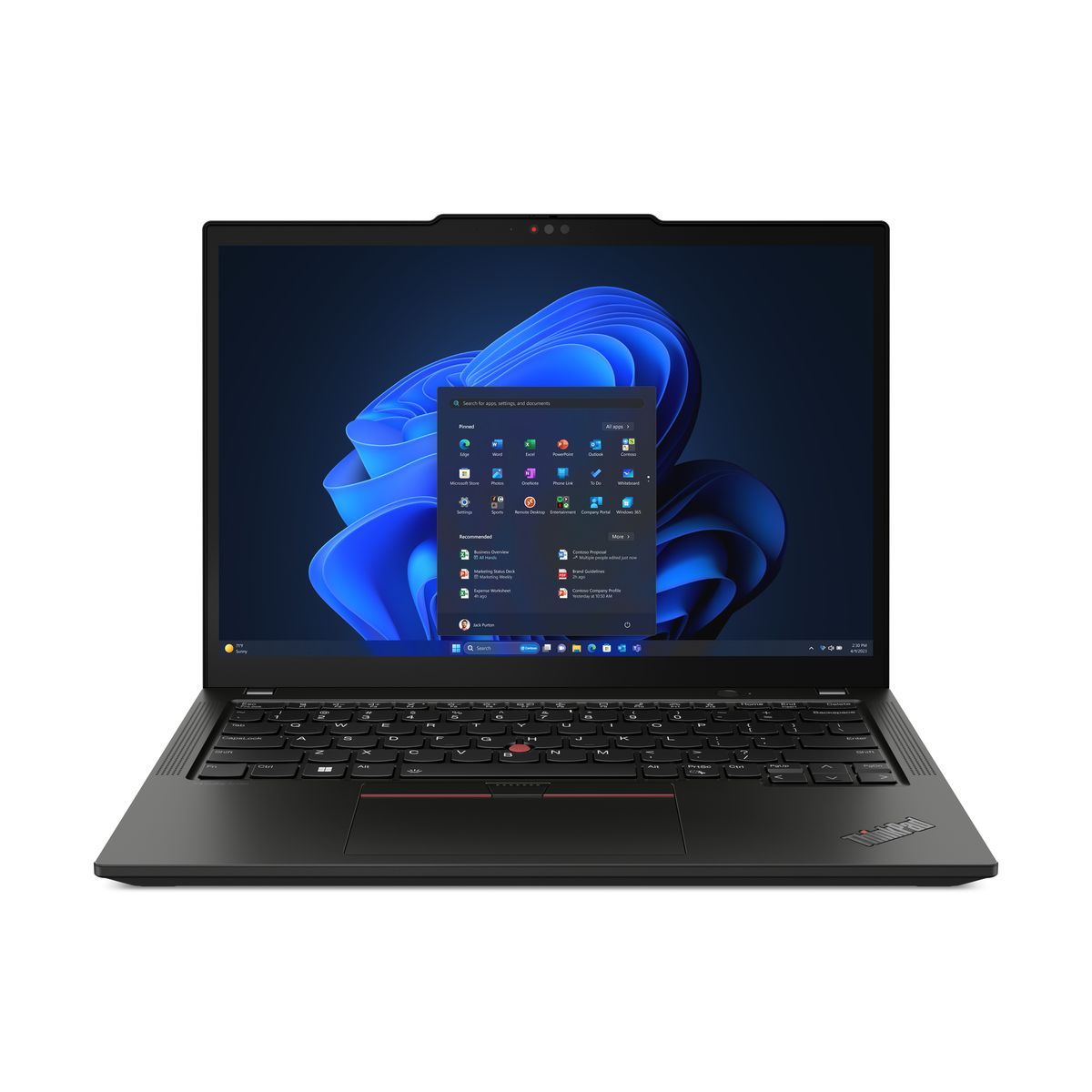 Lenovo ThinkPad X13 Intel Core Ultra 7 155U Computer portatile 33,8 cm (13.3") WUXGA 16 GB LPDDR5x-SDRAM 512 GB SSD Wi-Fi 6E (802.11ax) Windows 11 Pro Italiano Nero [21LU0026IX]