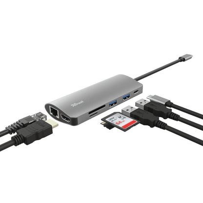 Trust Dalyx scheda di interfaccia e adattatore Interno HDMI, RJ-45, USB 3.2 Gen 1 (3.1 Gen 1) [23775]