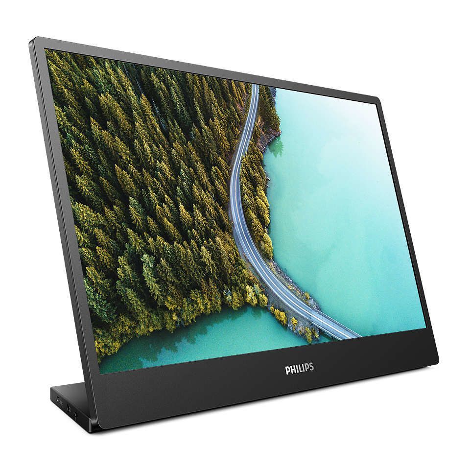 Philips 3000 series 16B1P3302D/00 Monitor PC 39,6 cm (15.6") 1920 x 1080 Pixel Full HD LED Nero [16B1P3302D/00]