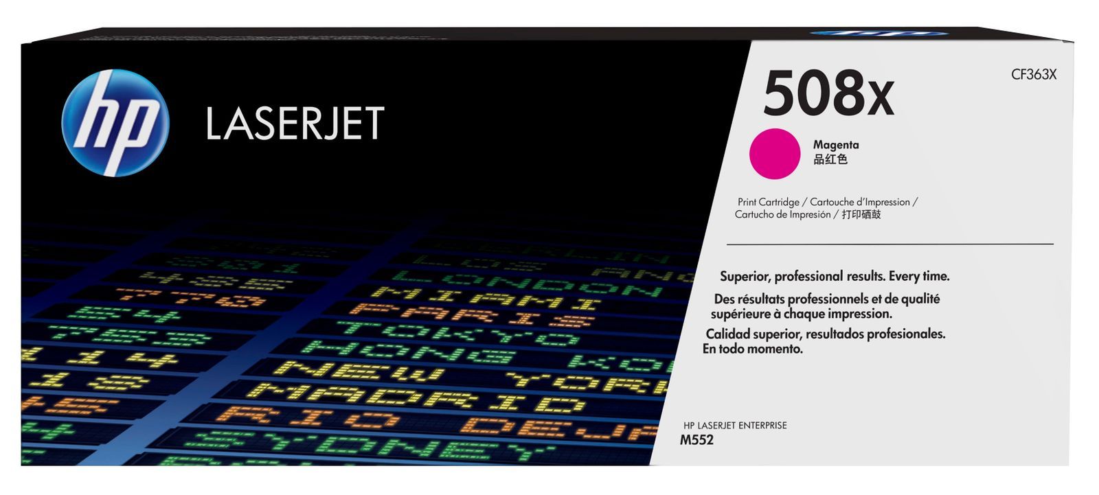 HP Cartuccia Toner magenta originale ad alta capacità LaserJet 508X [CF363X]