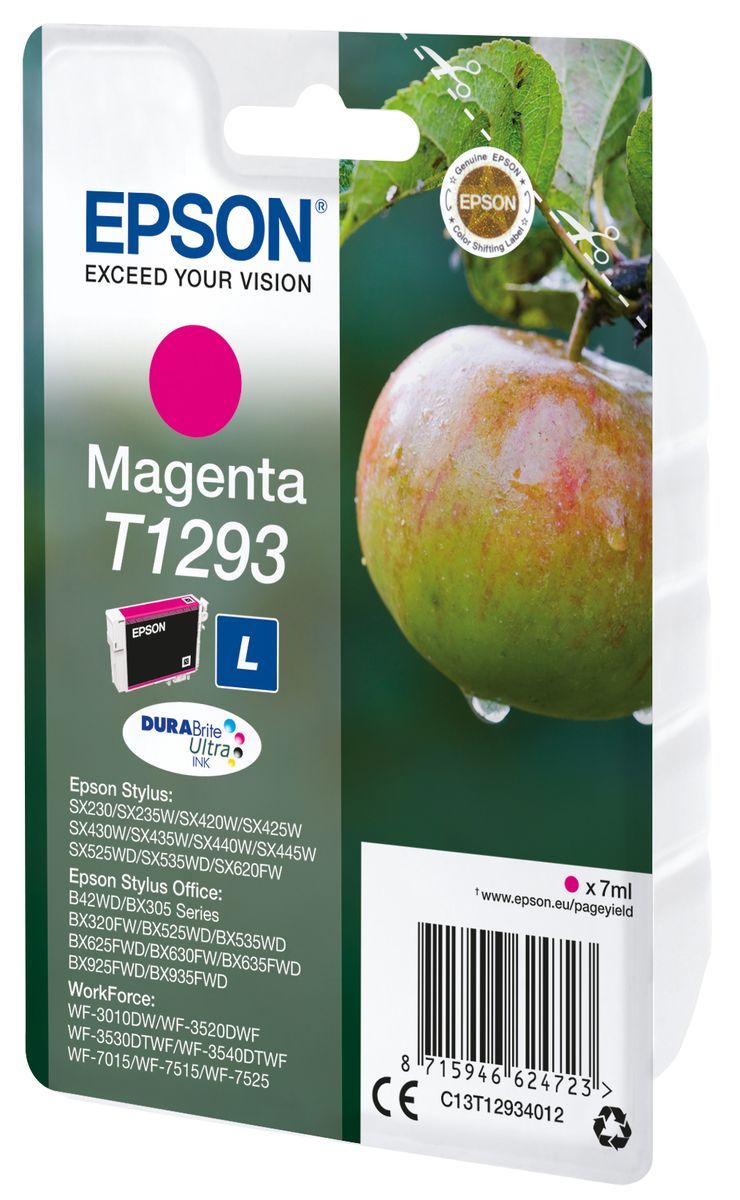 Epson Apple Inchiostro magenta singolo DURABrite Ultra Mela T1293 [C13T12934012]