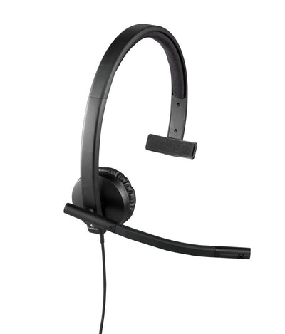 Logitech 981-000571 cuffia e auricolare Cablato A Padiglione Ufficio USB tipo A Nero [981-000571]