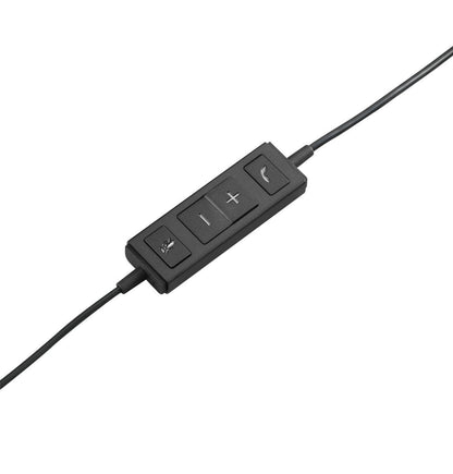Logitech 981-000571 cuffia e auricolare Cablato A Padiglione Ufficio USB tipo A Nero [981-000571]
