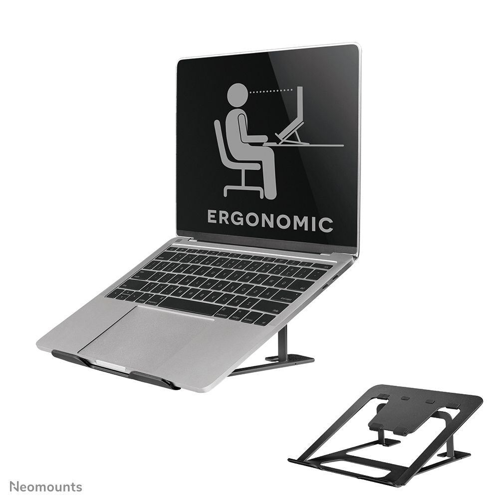 Neomounts NSLS085BLACK Supporto per laptop 10-17" - pieghevole - compatto - universale [NSLS085BLACK]