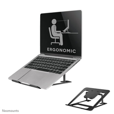Neomounts NSLS085BLACK Supporto per laptop 10-17" - pieghevole - compatto - universale [NSLS085BLACK]