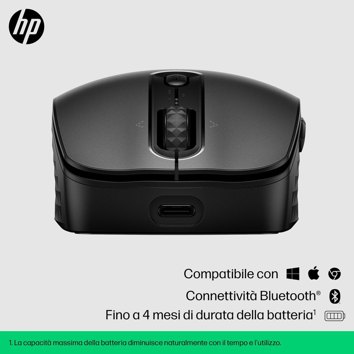 HP 695 Rechargeable Wireless Mouse [8F1Y4AA#ABB]