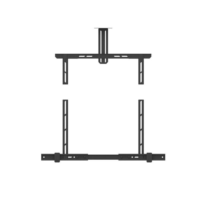 ITB MB2876 supporto da parete per casse acustiche Acciaio Nero [MB2876]
