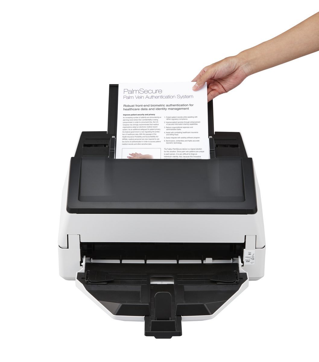 Ricoh fi-7600 ADF + scanner ad alimentazione manuale 600 x 600 DPI A3 Nero, Bianco [PA03740-B501]