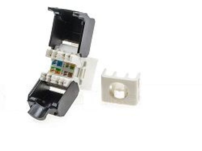 Presa Keystone RJ45 Cat.6 UTP Nero Tooless [NL-5602409]