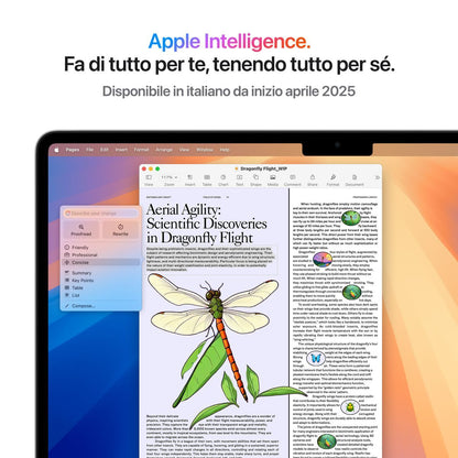 Apple MacBook Air 13'' M4 chip 10-core CPU 8-core GPU, 16GB, 256GB SSD - Argento [MW0W3T/A]